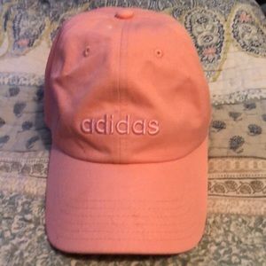 Pink adidas hat